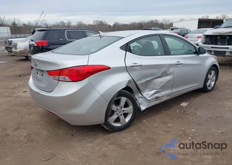 2011 Hyundai Elantra Gls (Ulsan Plant) from USA, damaged, VIN KMHDH4AE0BU121520